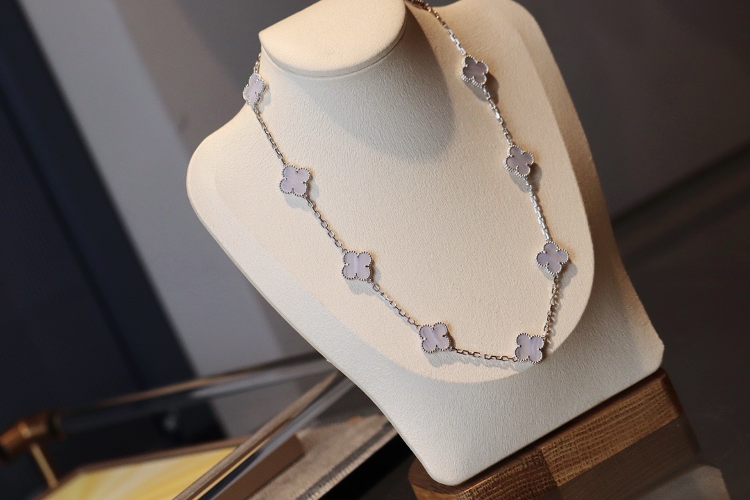 VCN075 Vintage Alhambra necklace 10 motifs - ccjewelryacc