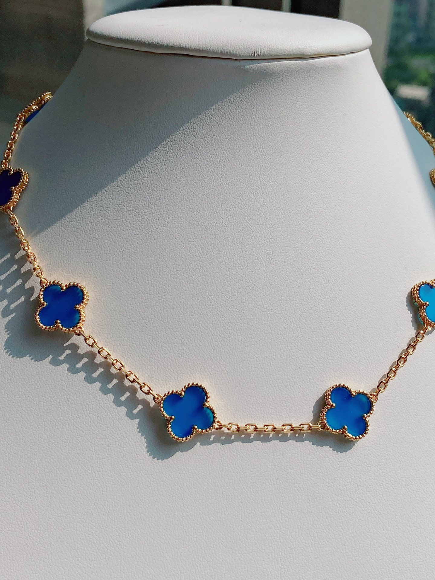 VCN075 Vintage Alhambra necklace 10 motifs - ccjewelryacc