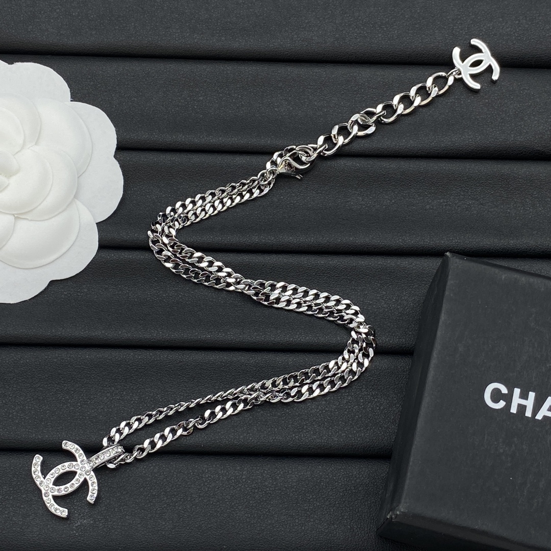 CCN380 CC Pendant Necklace - ccjewelryacc