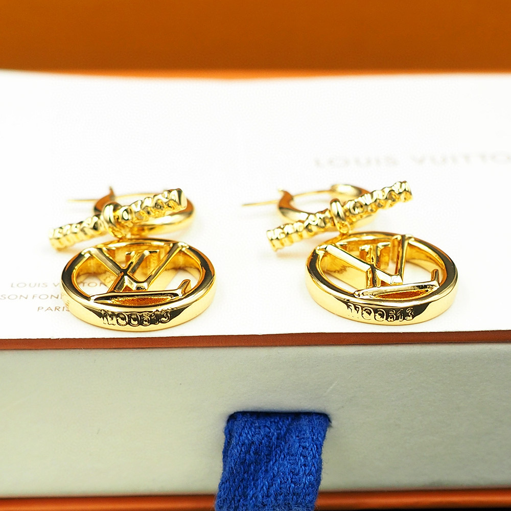 LVT019 Baby Louise T shape VL Circle pendant necklace earring jewelry set - ccjewelryacc