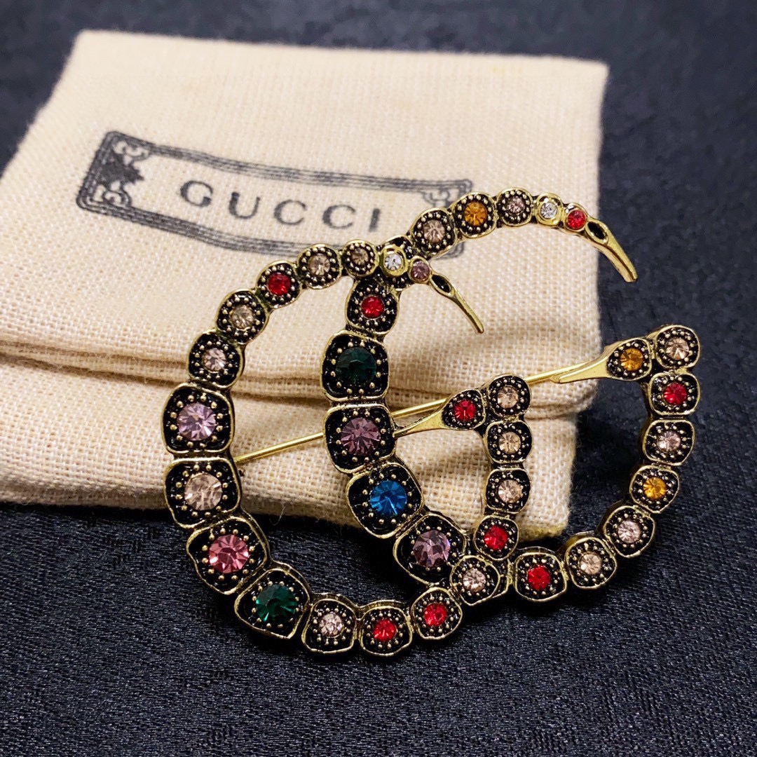 GGB021 GG brooch pin - ccjewelryacc