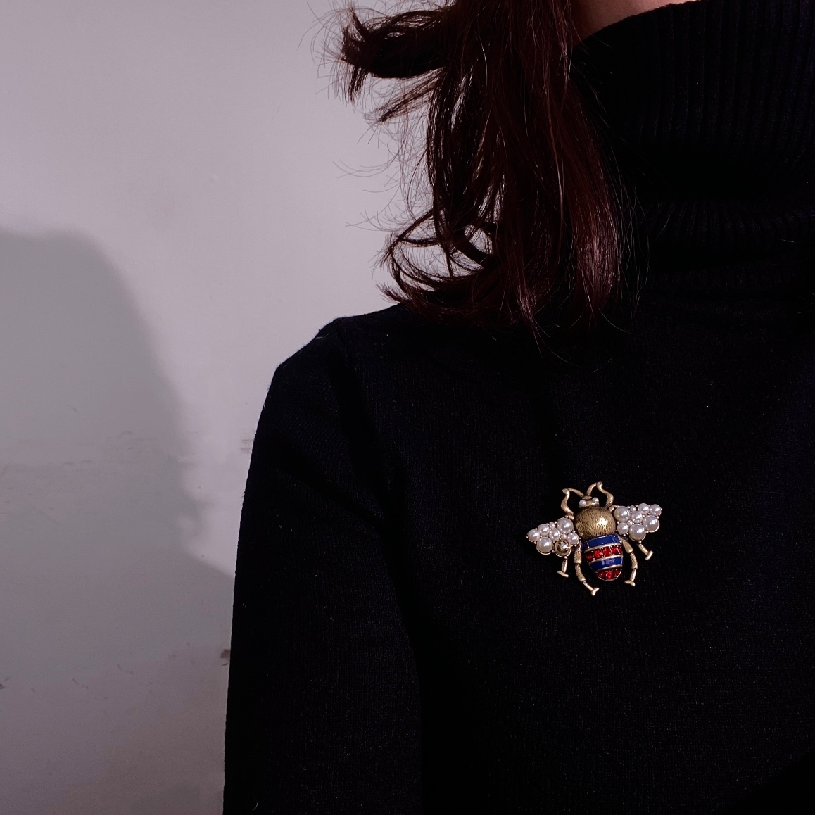 GGB020 Vintage GG Bee brooch pin - ccjewelryacc