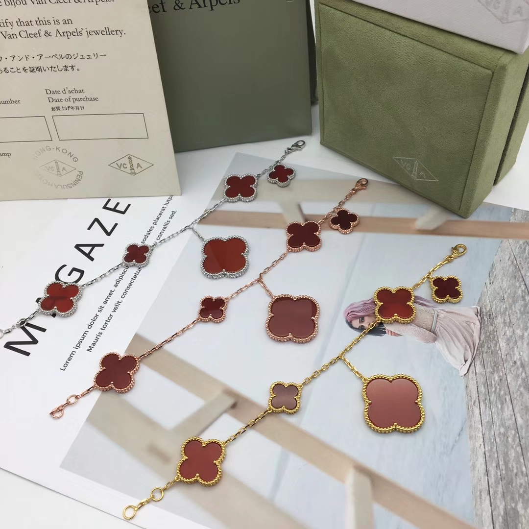 VCS015 Van cleef magic alhambra bracelet 5 motifs - ccjewelryacc