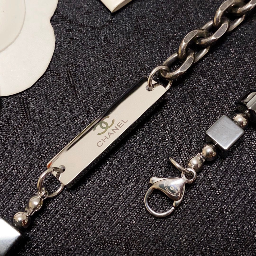 CCN419 CC Strong magnetic black gallstone choker necklace - ccjewelryacc