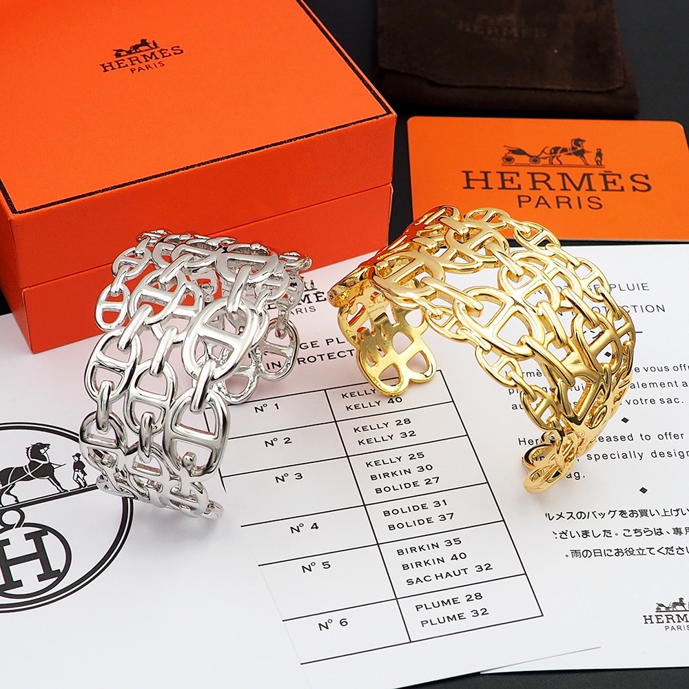 HMS030 Width Chaine d'Ancre Enchainee bracelet - ccjewelryacc