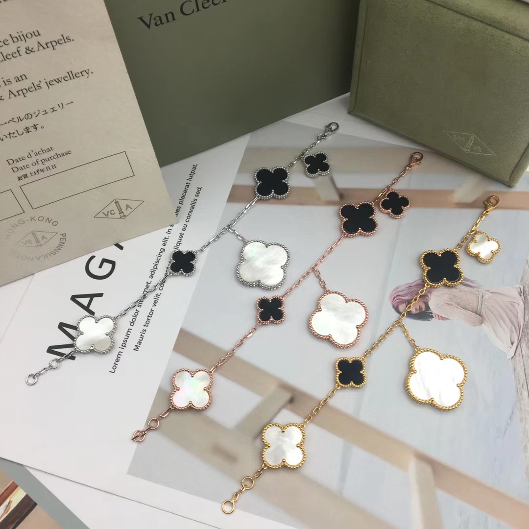VCS015 Van cleef magic alhambra bracelet 5 motifs - ccjewelryacc