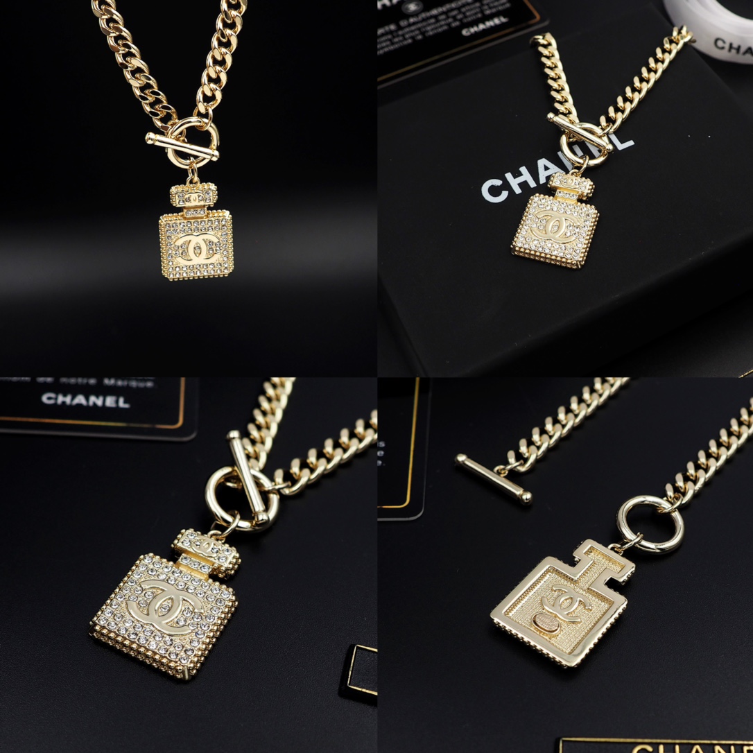 CCN137 cc necklace perfume bottle - ccjewelryacc