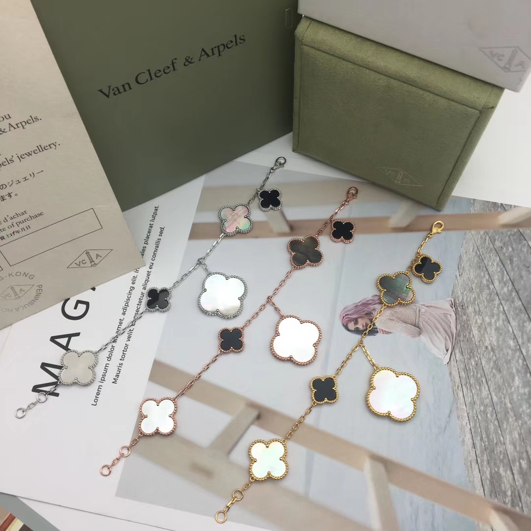 VCS015 Van cleef magic alhambra bracelet 5 motifs - ccjewelryacc