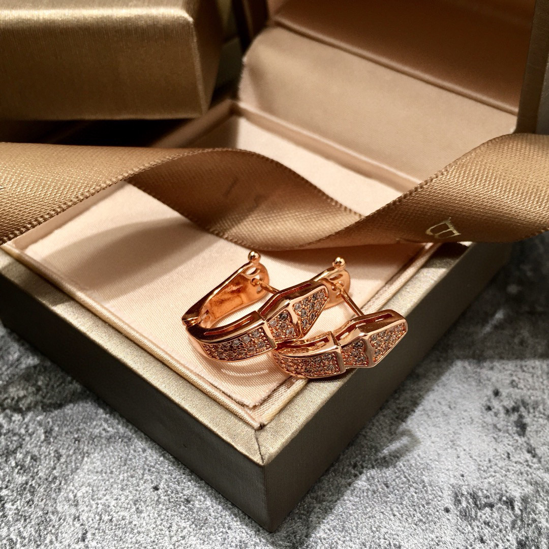 BGE006 Serpenti viper earrings Clip - ccjewelryacc