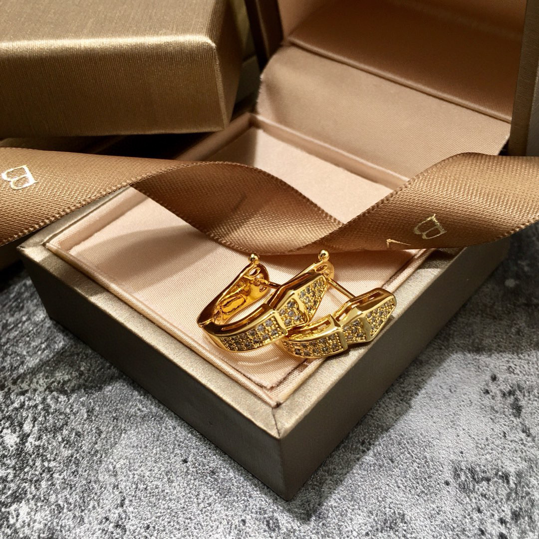 BGE006 Serpenti viper earrings Clip - ccjewelryacc