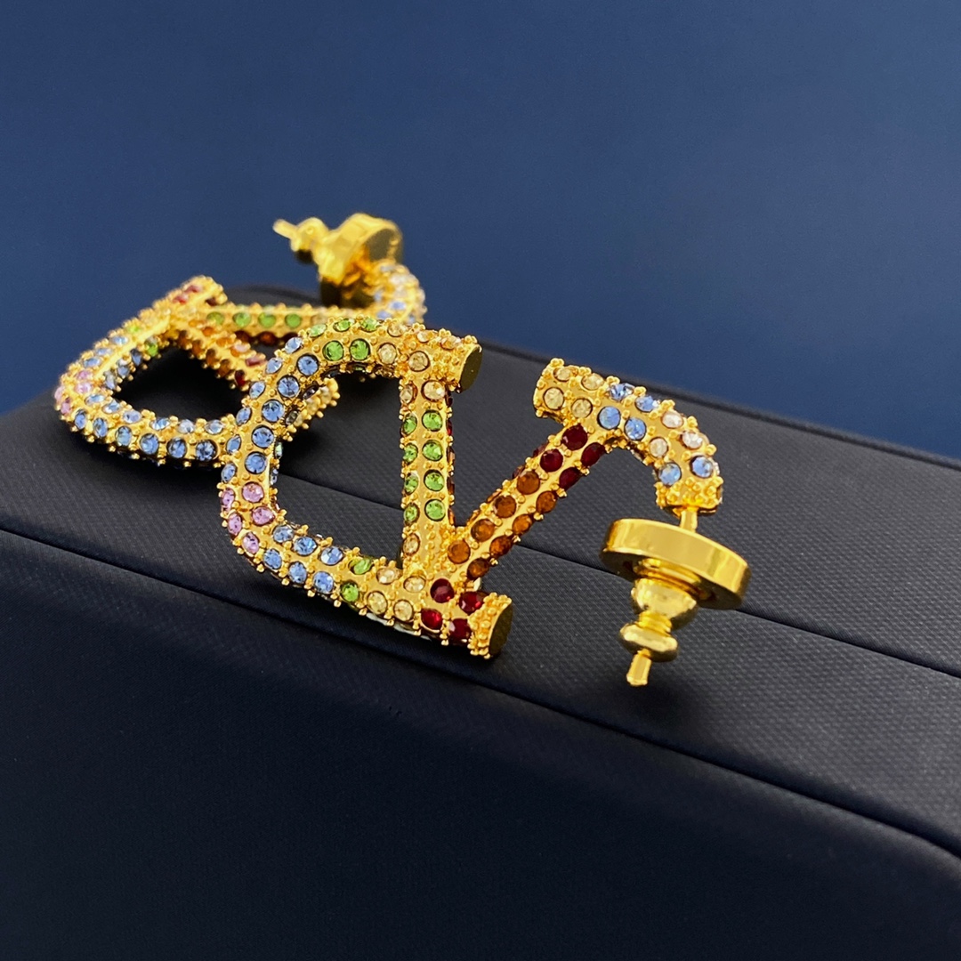 VTE039 valentino vlogo signature earrings - ccjewelryacc