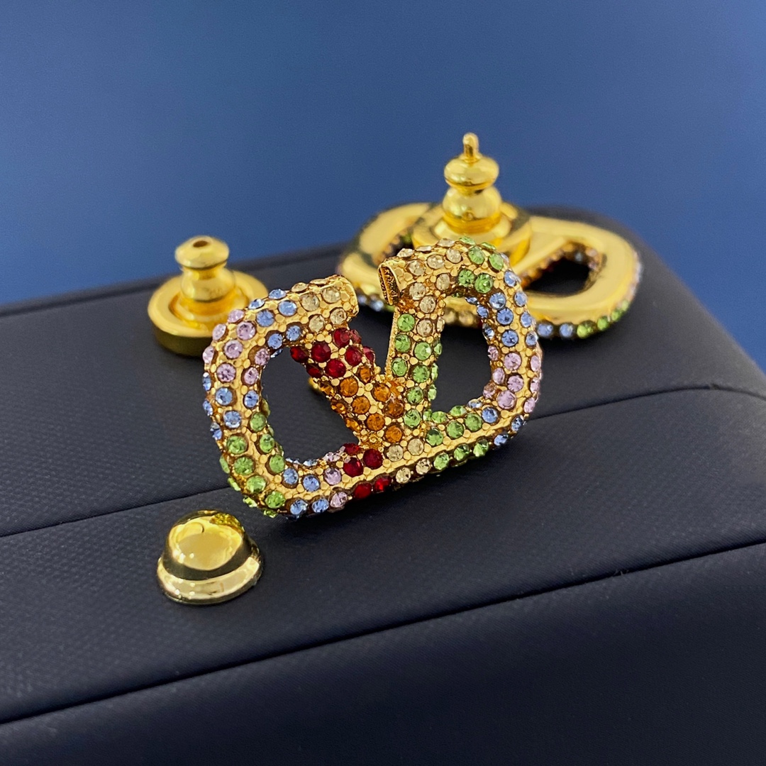 VTE039 valentino vlogo signature earrings - ccjewelryacc