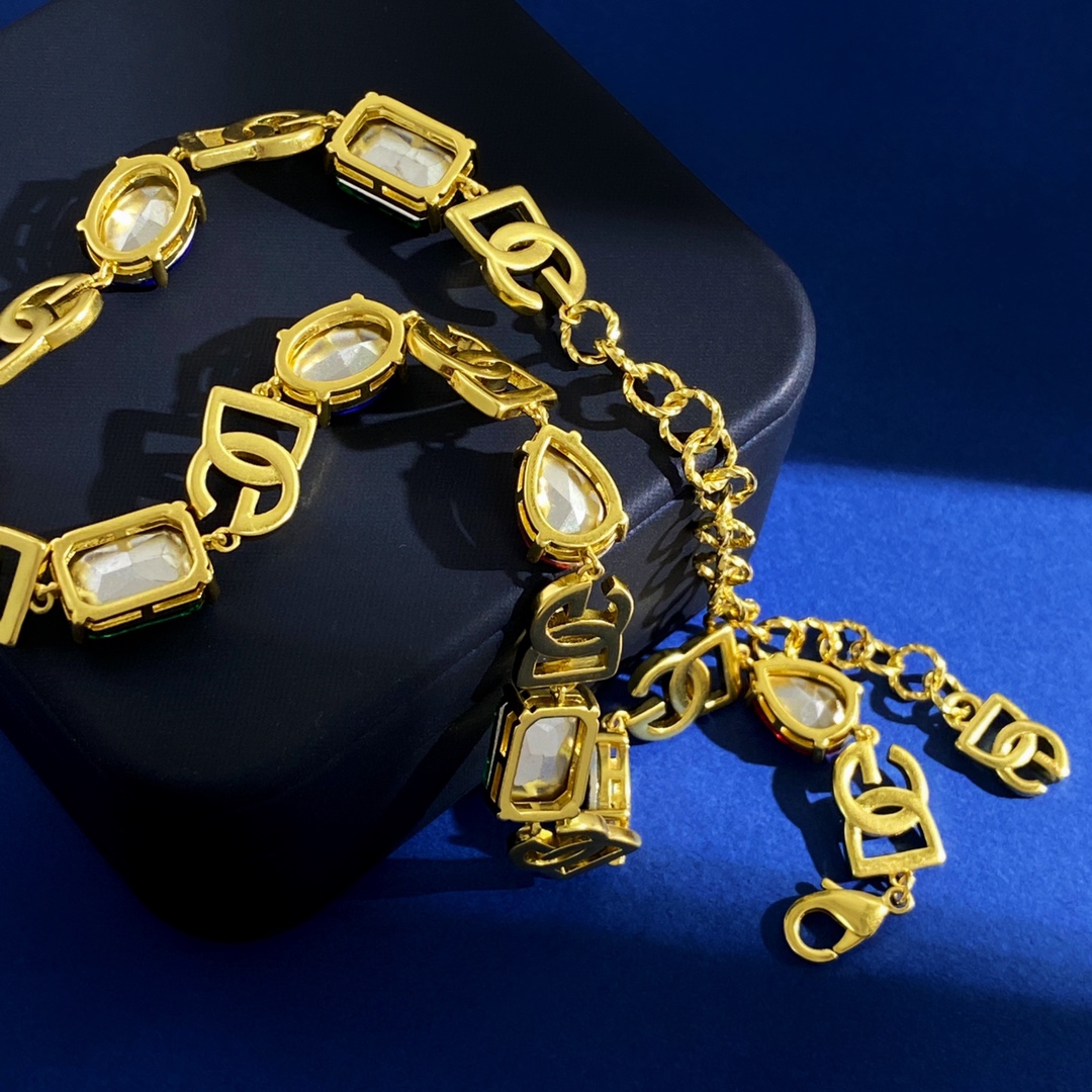 DGT001 DG Choker necklace bracelet Jewelry Set - ccjewelryacc