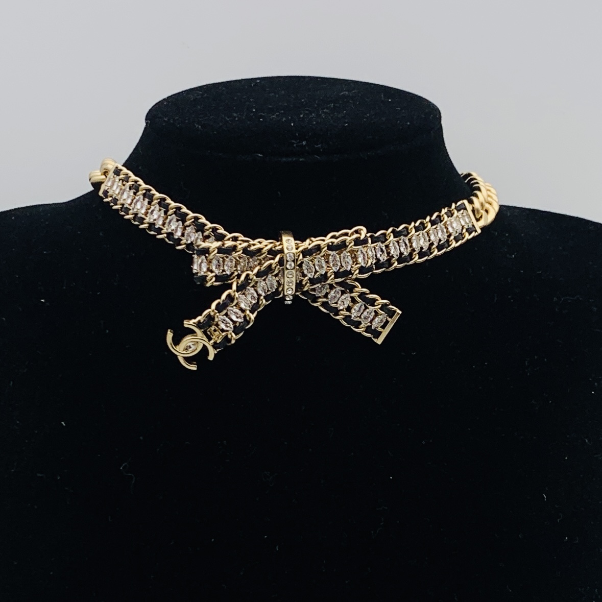 CCN425 CC bowknot Choker Necklace - ccjewelryacc