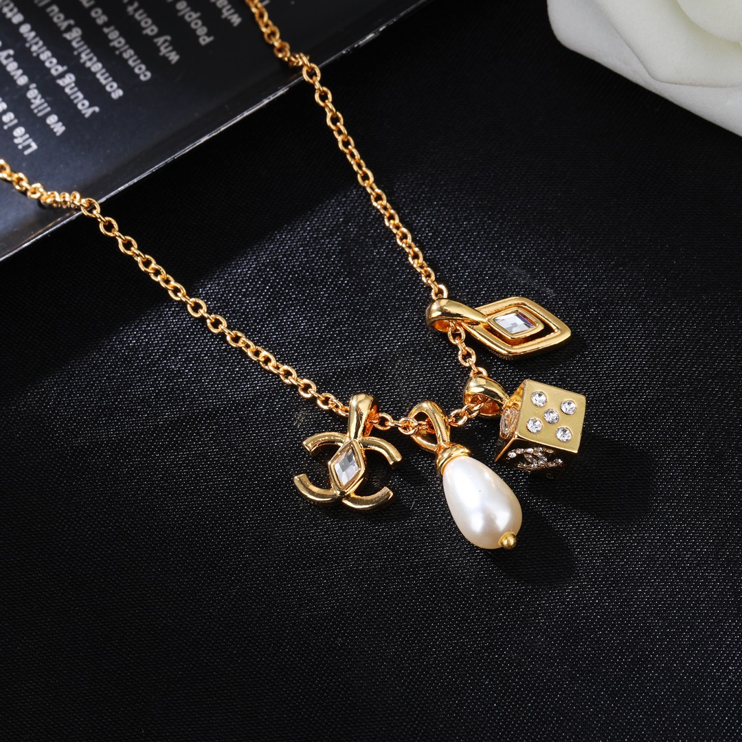 CCN459 CC charm necklace - ccjewelryacc