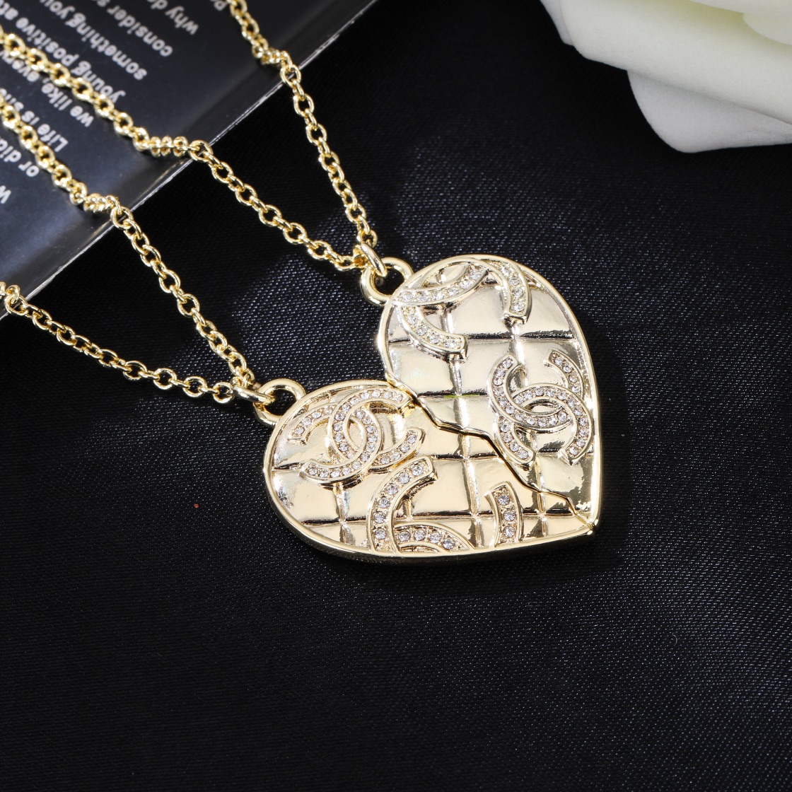 CCN458 CC Heart Magnetic necklace - ccjewelryacc