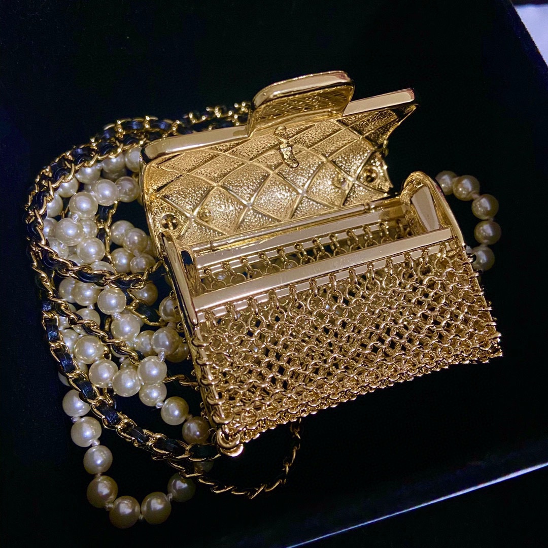 CCN464 CC bag long Necklace - ccjewelryacc