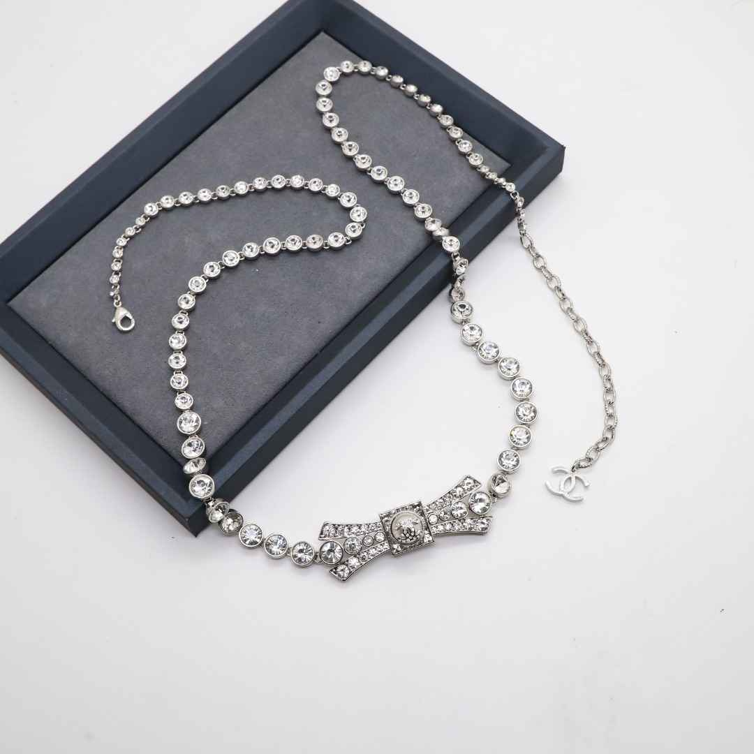 CCW036 Full Crystal bowknot CC Waist chain - ccjewelryacc