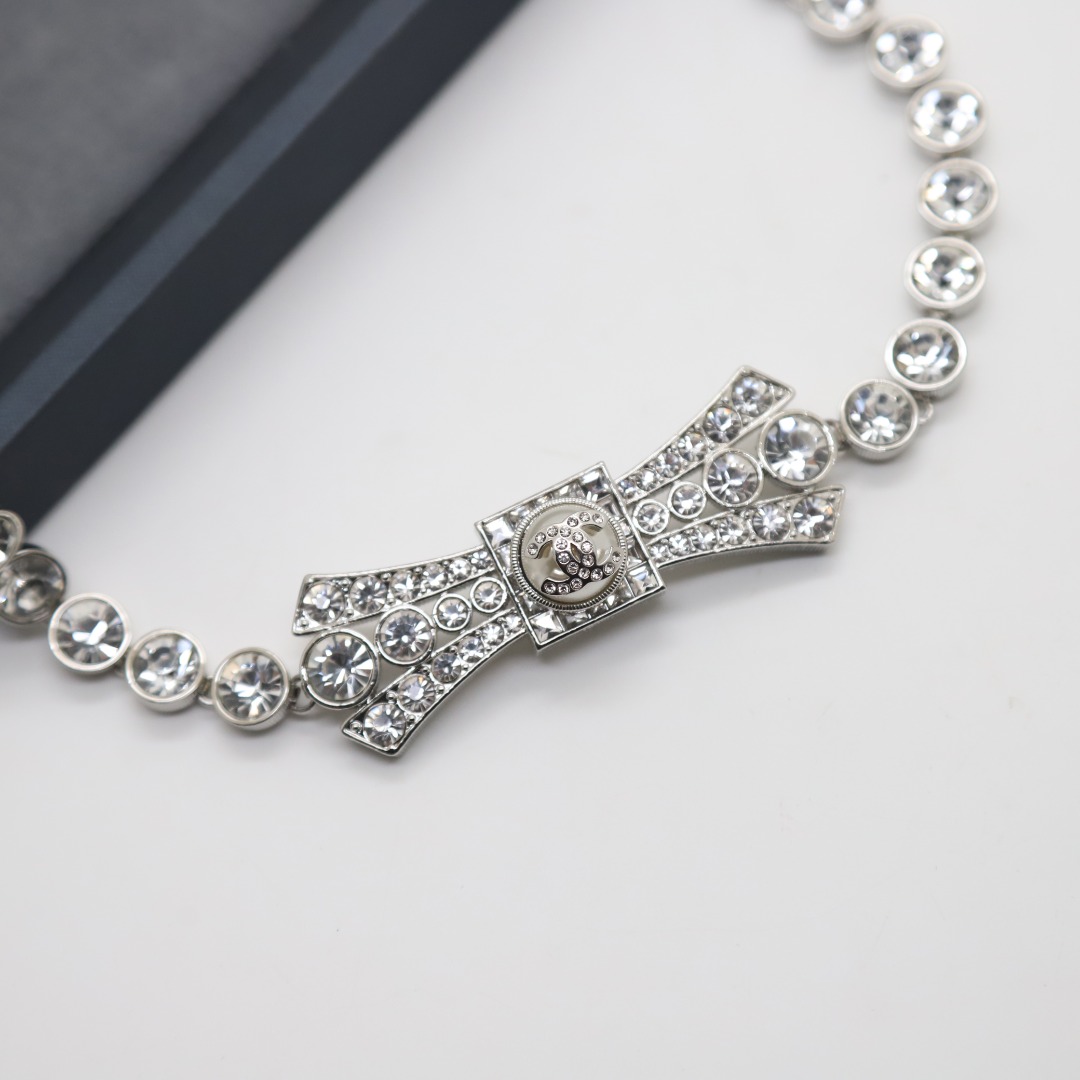 CCW036 Full Crystal bowknot CC Waist chain - ccjewelryacc
