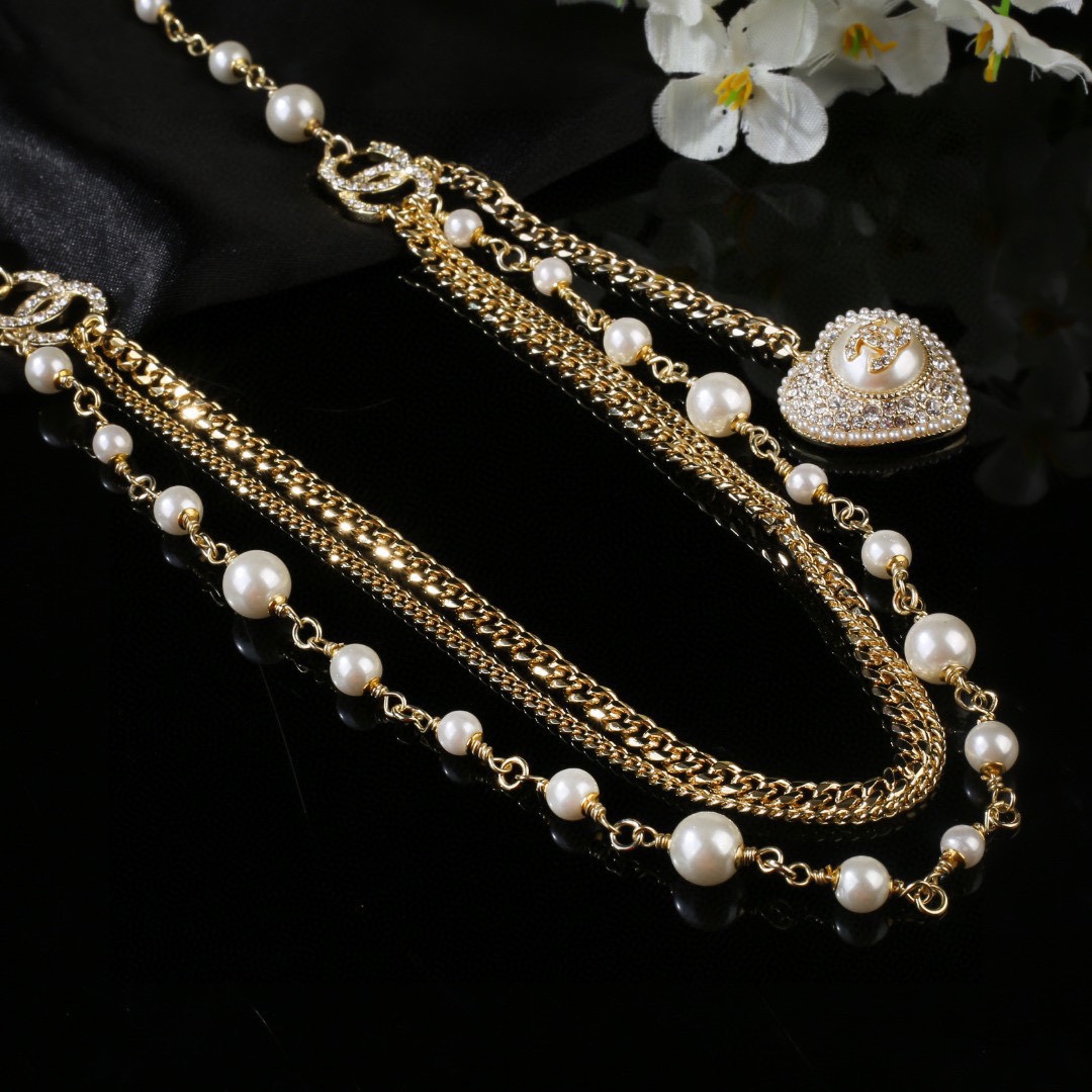 CCW008 CC Heart Waist chain belt - ccjewelryacc