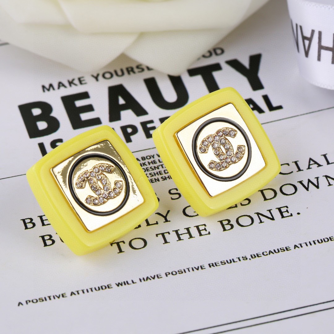 CCE193 CC acrylic stud earring - ccjewelryacc