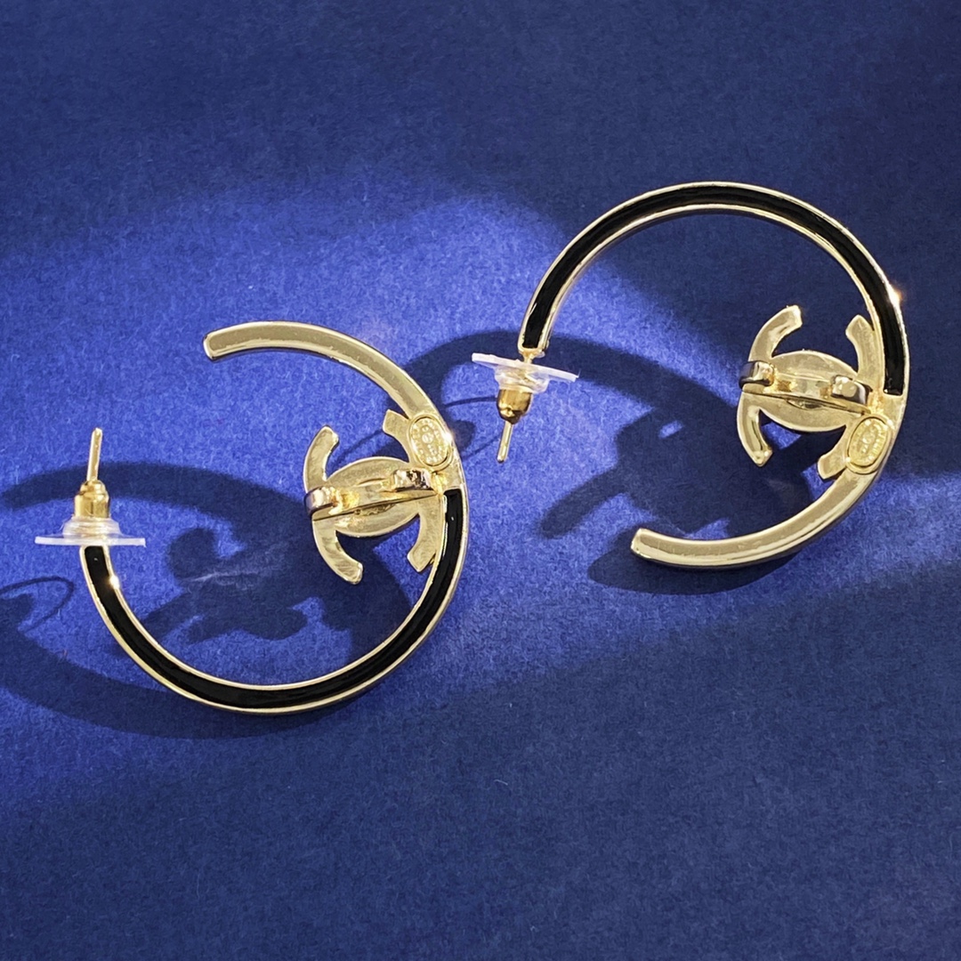 CCE788 CC Hoop earrings - ccjewelryacc