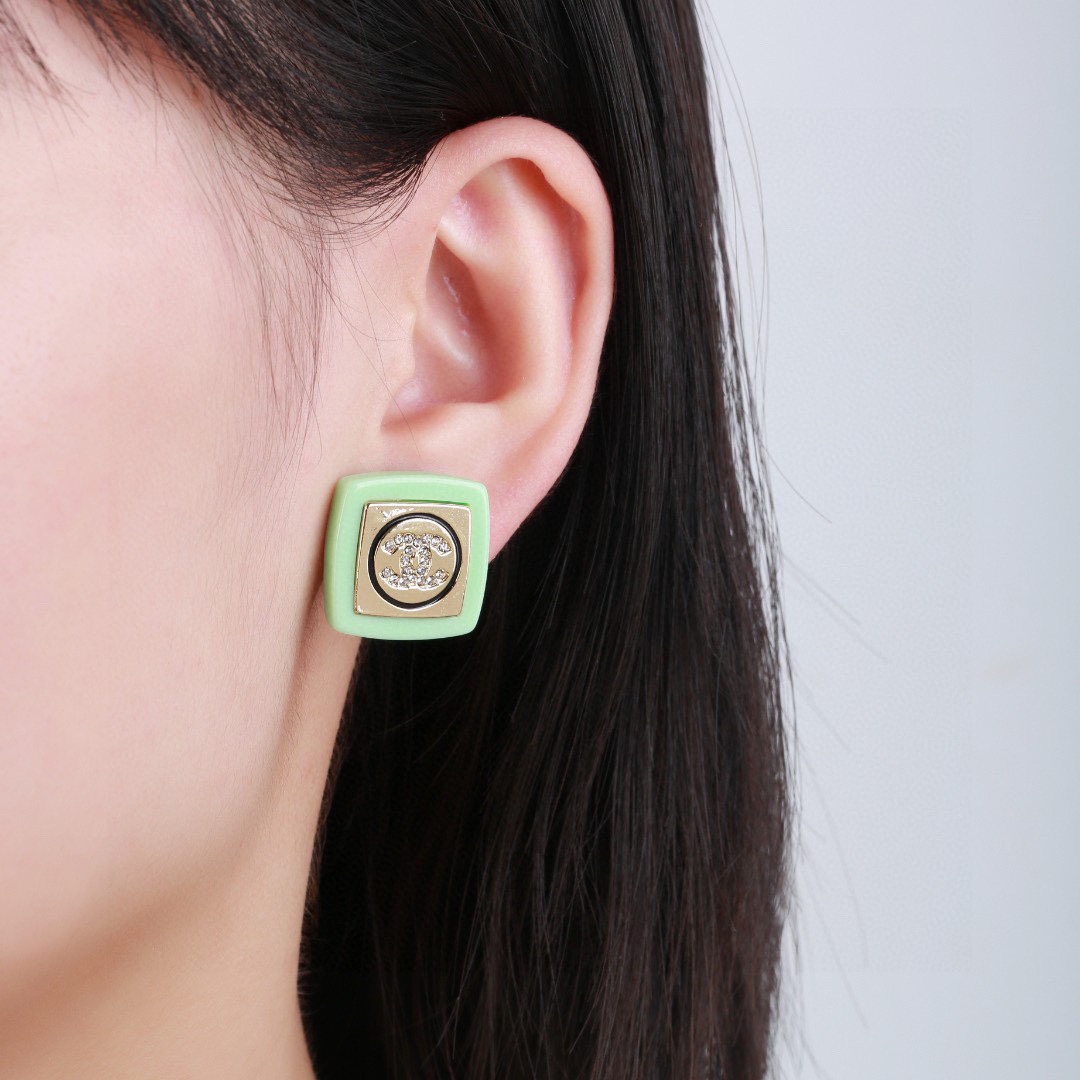 CCE193 CC acrylic stud earring - ccjewelryacc