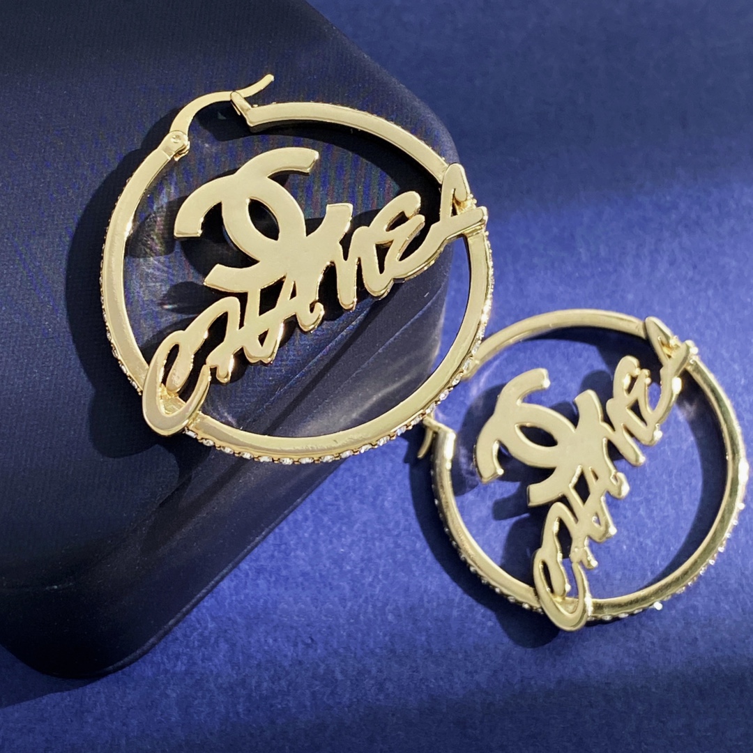 CCE787 CC Hoop earrings - ccjewelryacc