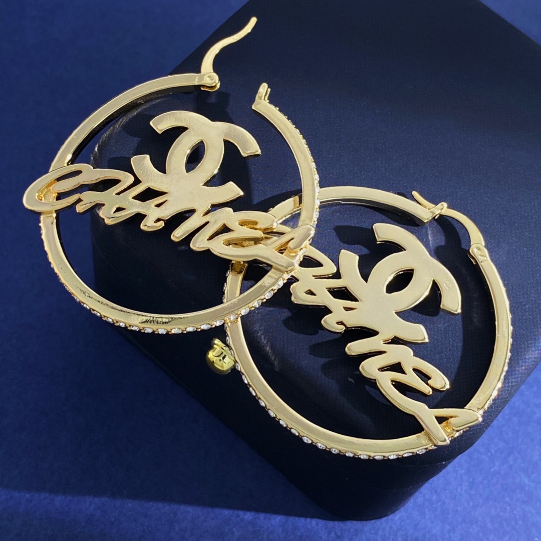 CCE787 CC Hoop earrings - ccjewelryacc