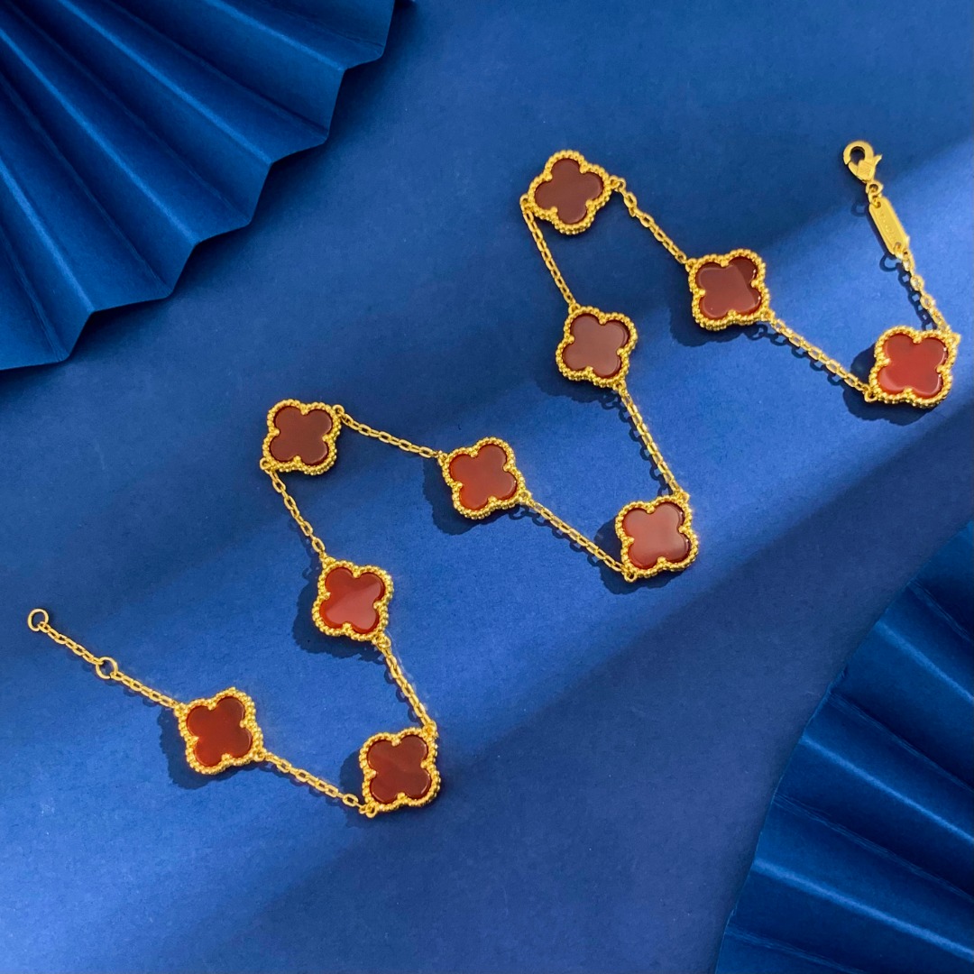 VCN075 Vintage Alhambra necklace 10 motifs - ccjewelryacc