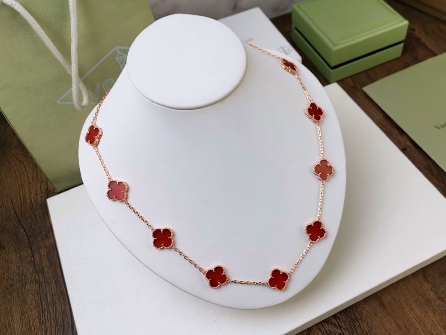 VCN075 Vintage Alhambra necklace 10 motifs - ccjewelryacc