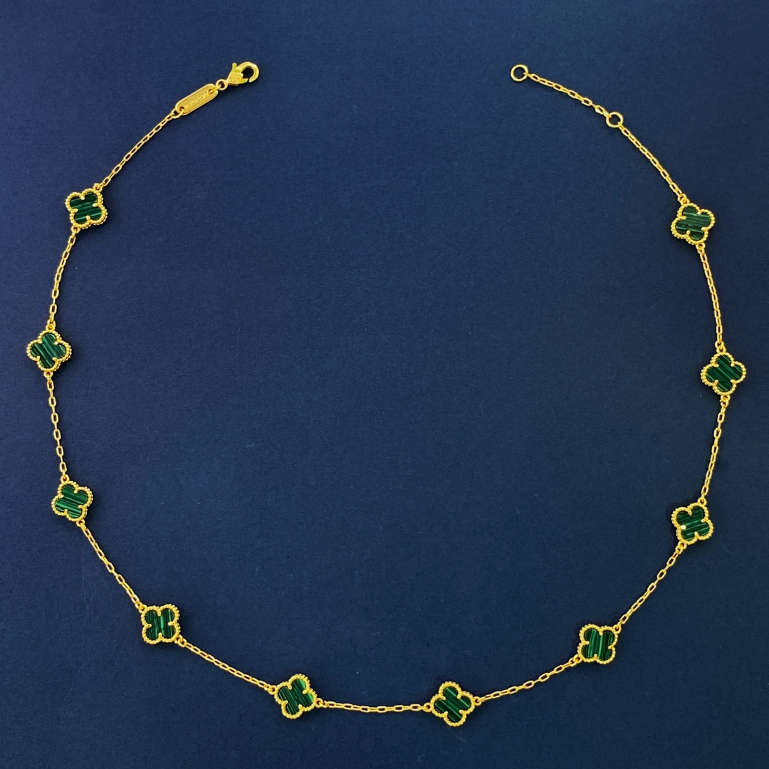 VCN060 Mini VCA Alhambra necklace 10 Motif - ccjewelryacc