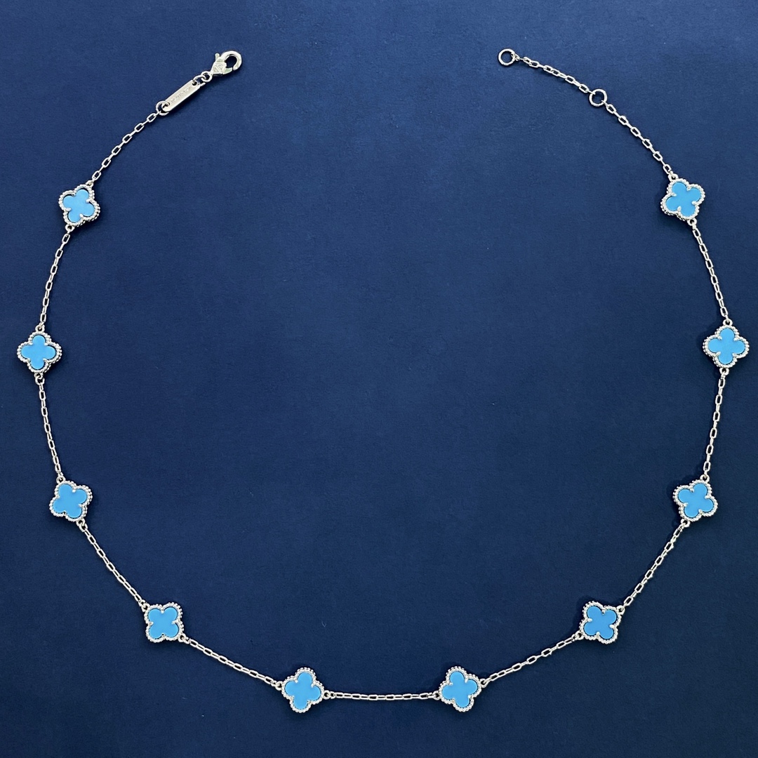 VCN060 Mini VCA Alhambra necklace 10 Motif - ccjewelryacc