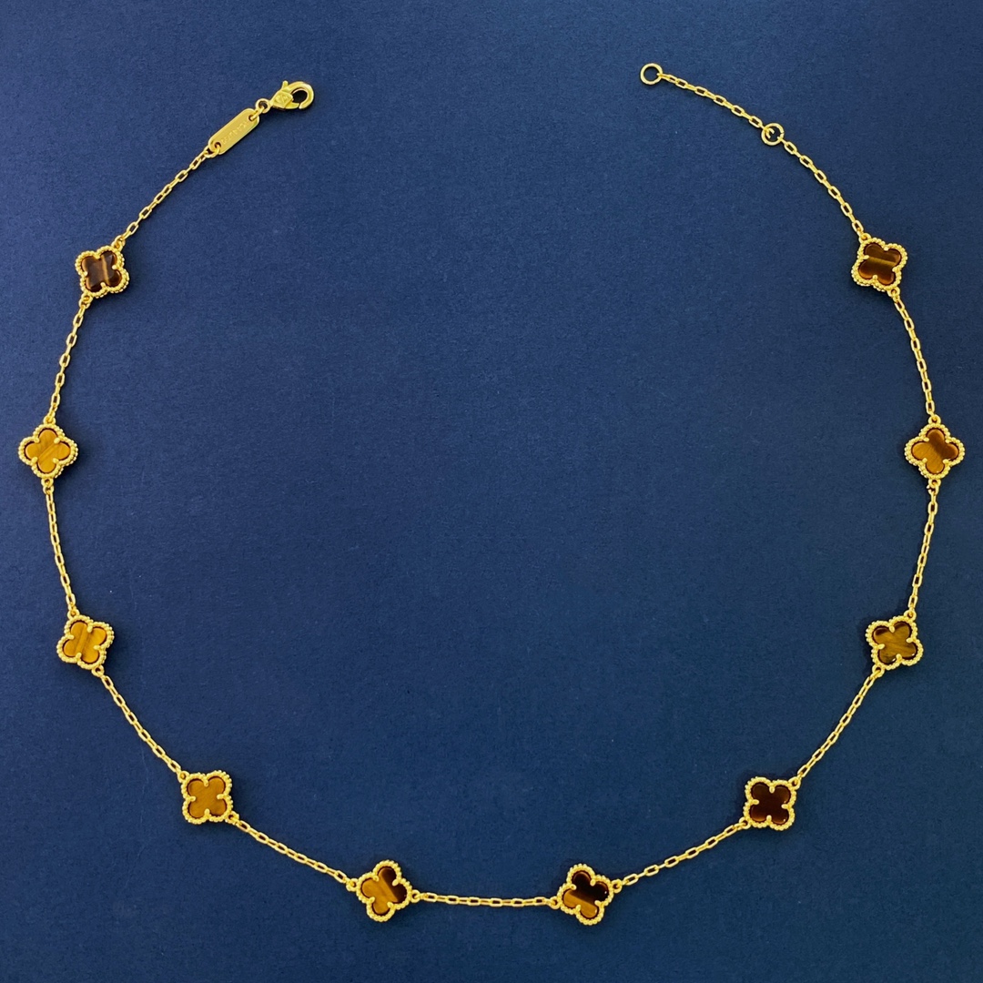 VCN060 Mini VCA Alhambra necklace 10 Motif - ccjewelryacc