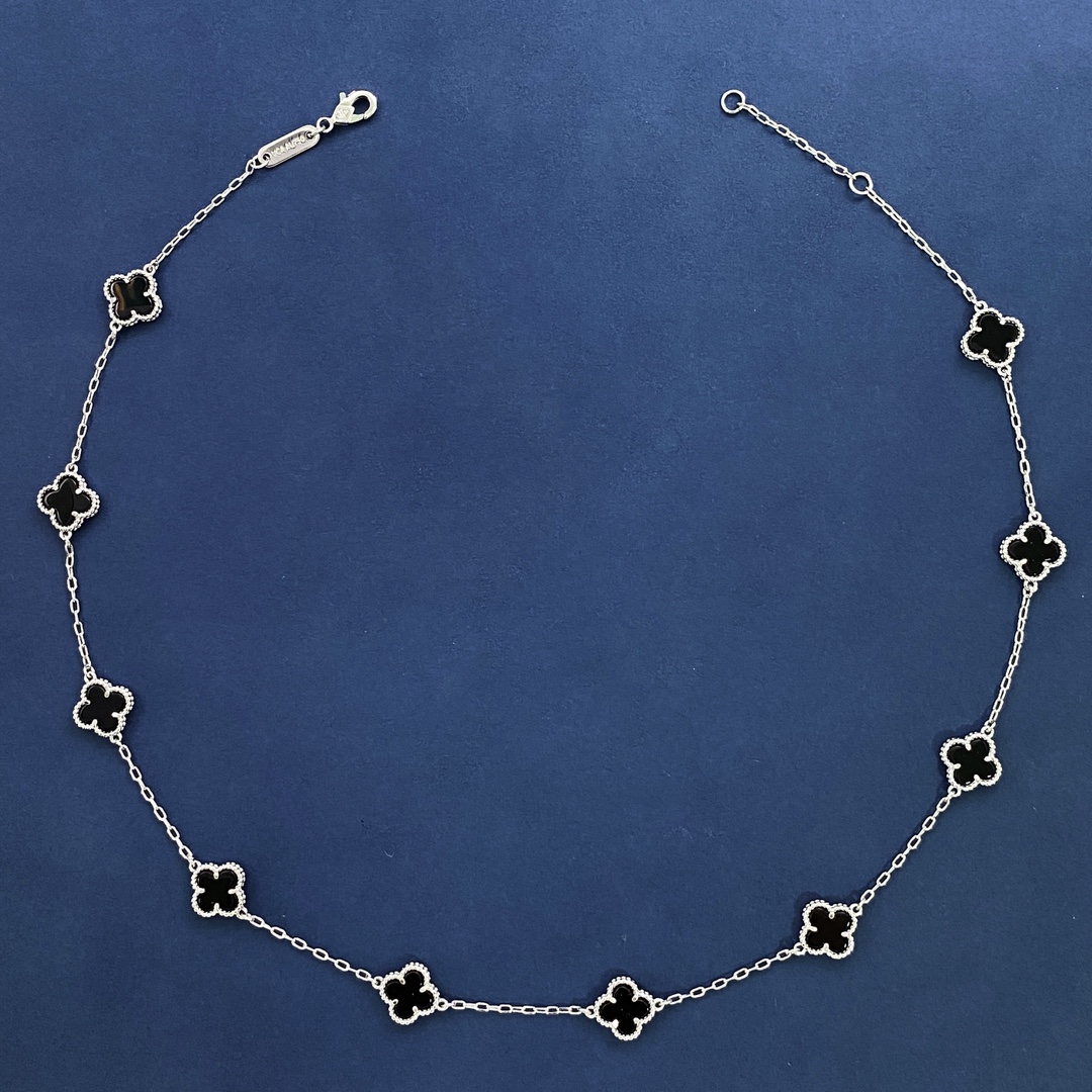 VCN060 Mini VCA Alhambra necklace 10 Motif - ccjewelryacc