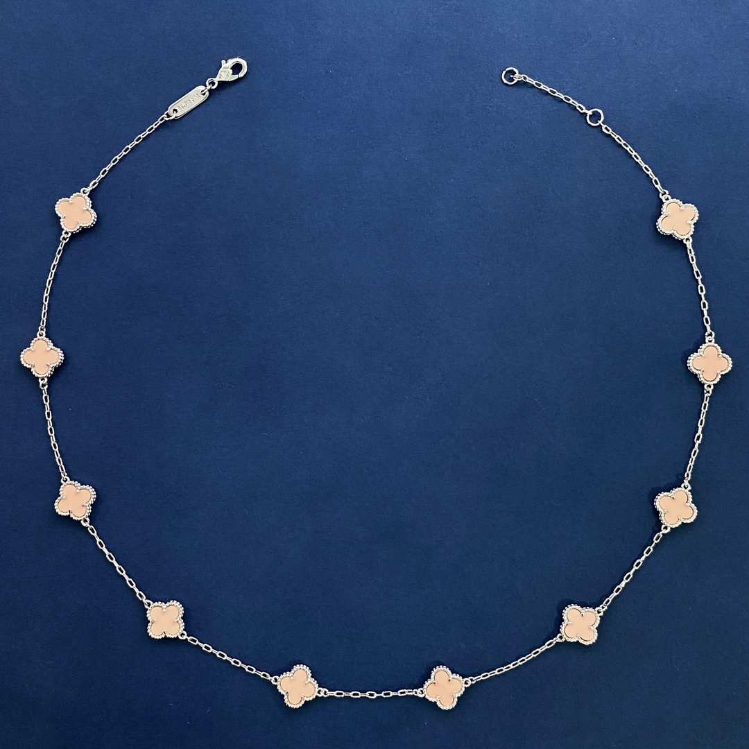 VCN060 Mini VCA Alhambra necklace 10 Motif - ccjewelryacc