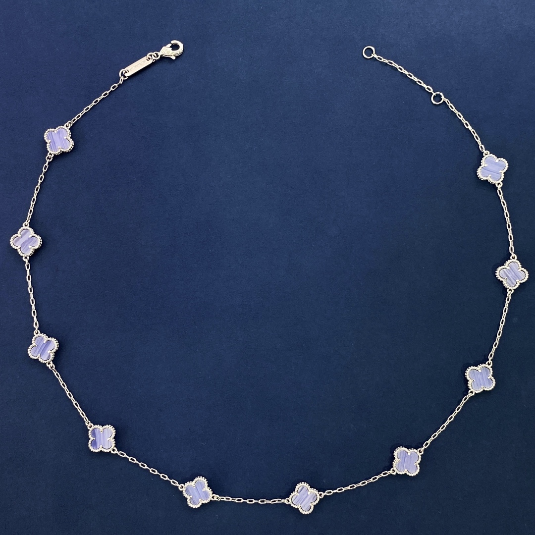 VCN060 Mini VCA Alhambra necklace 10 Motif - ccjewelryacc