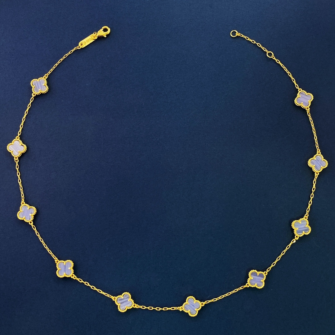 VCN060 Mini VCA Alhambra necklace 10 Motif - ccjewelryacc