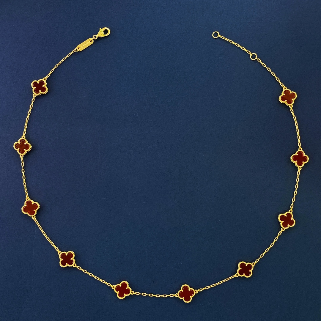 VCN060 Mini VCA Alhambra necklace 10 Motif - ccjewelryacc