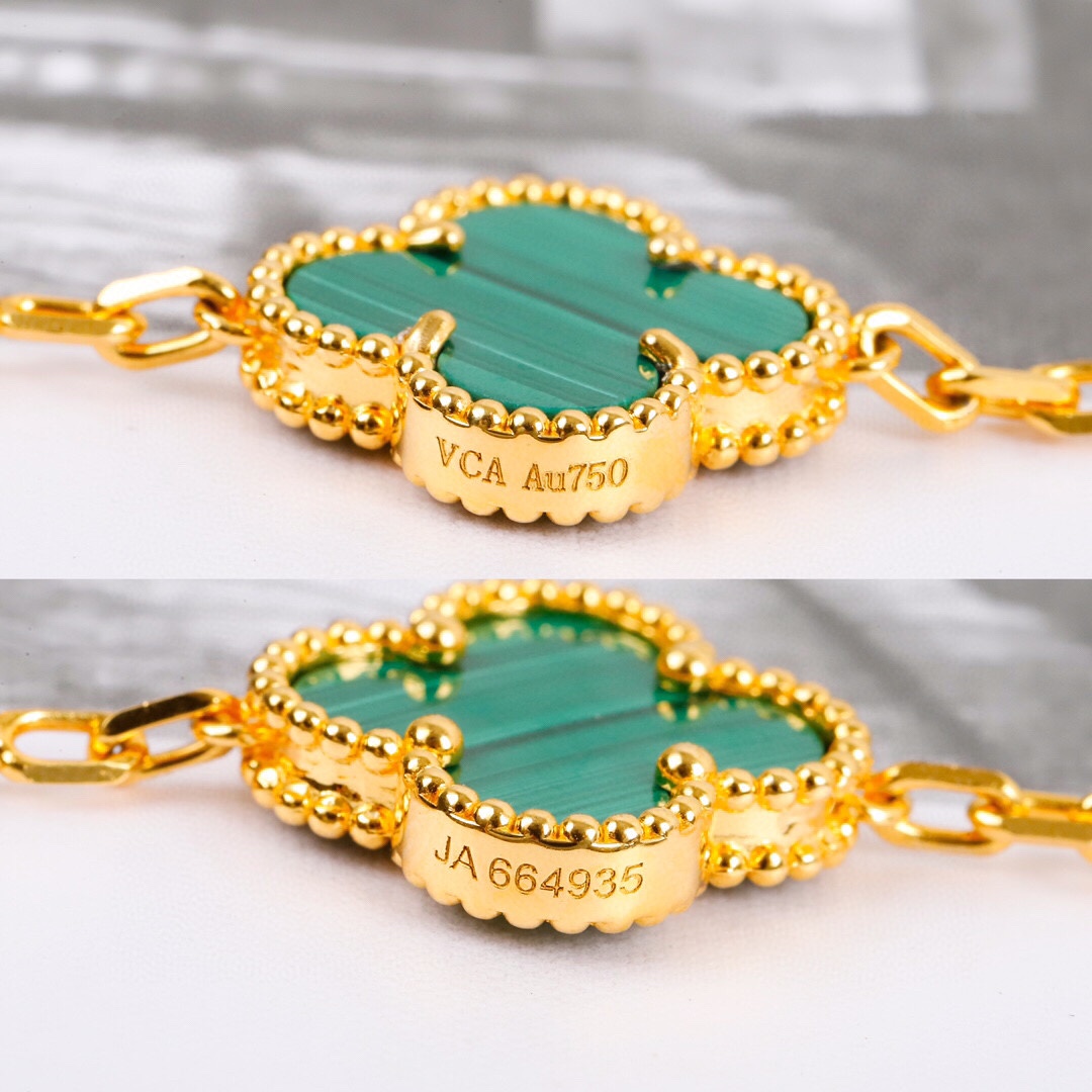 VCN064 10 Motif vca alhambra necklace with Diamond - ccjewelryacc