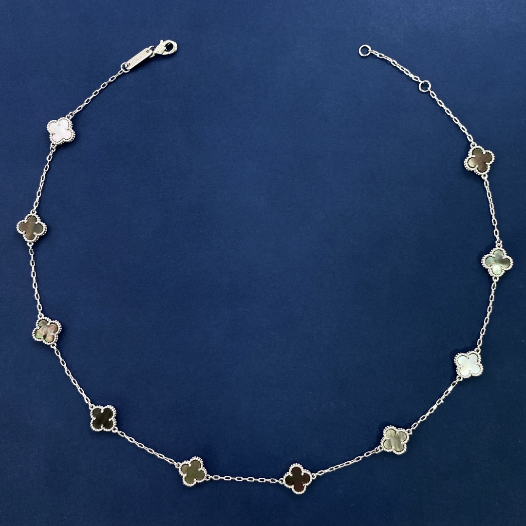 VCN060 Mini VCA Alhambra necklace 10 Motif - ccjewelryacc