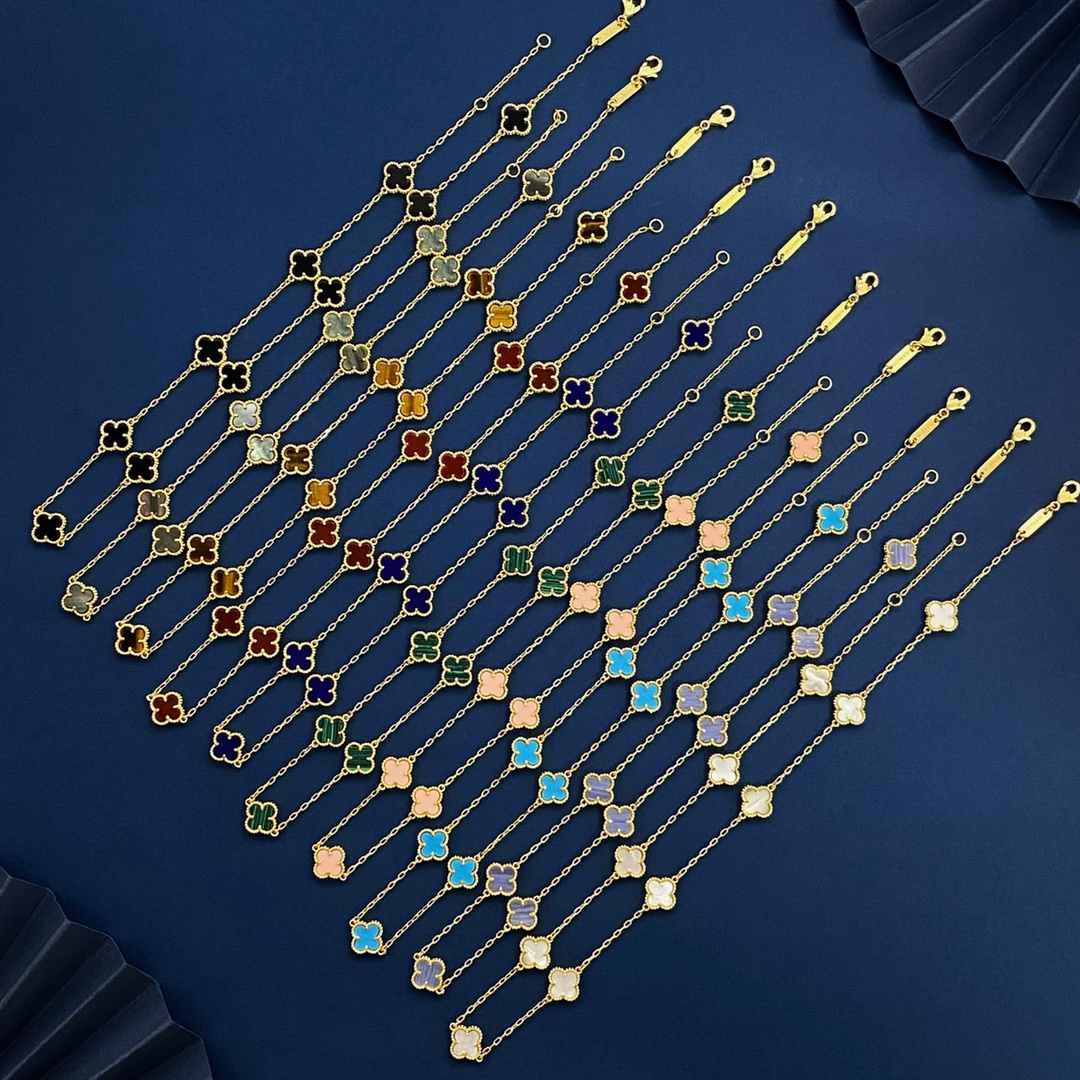 VCN060 Mini VCA Alhambra necklace 10 Motif - ccjewelryacc