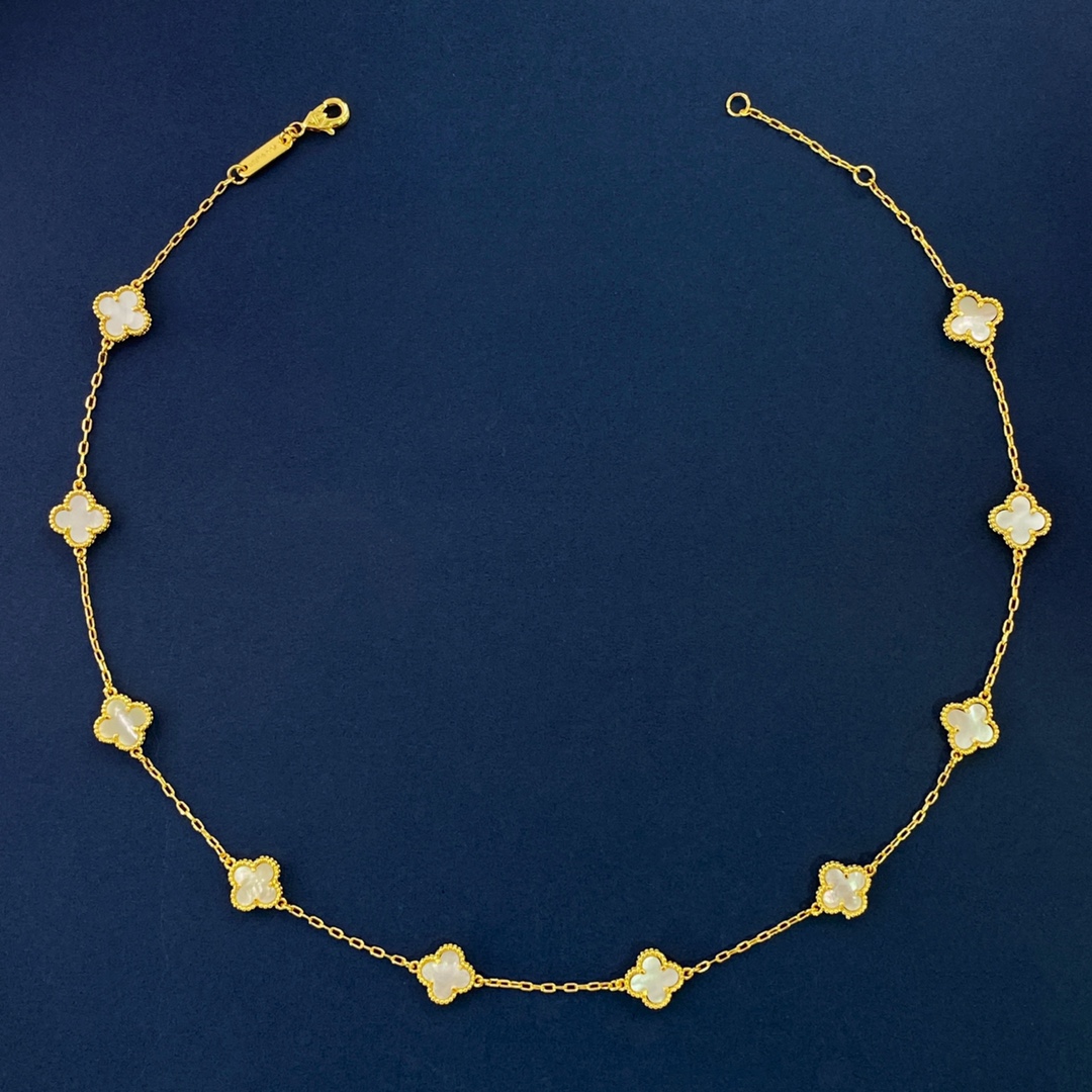 VCN060 Mini VCA Alhambra necklace 10 Motif - ccjewelryacc