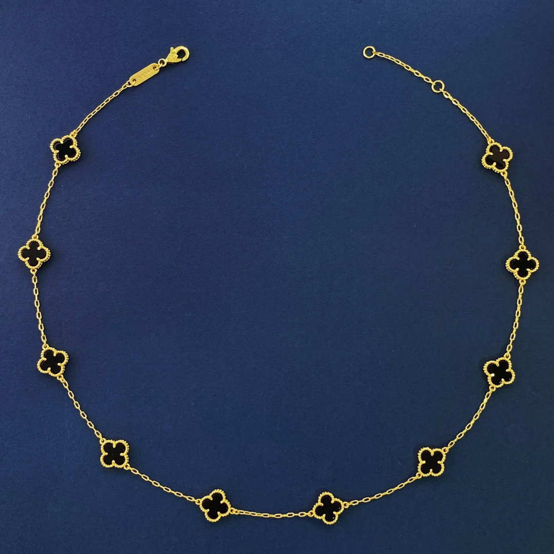 VCN060 Mini VCA Alhambra necklace 10 Motif - ccjewelryacc