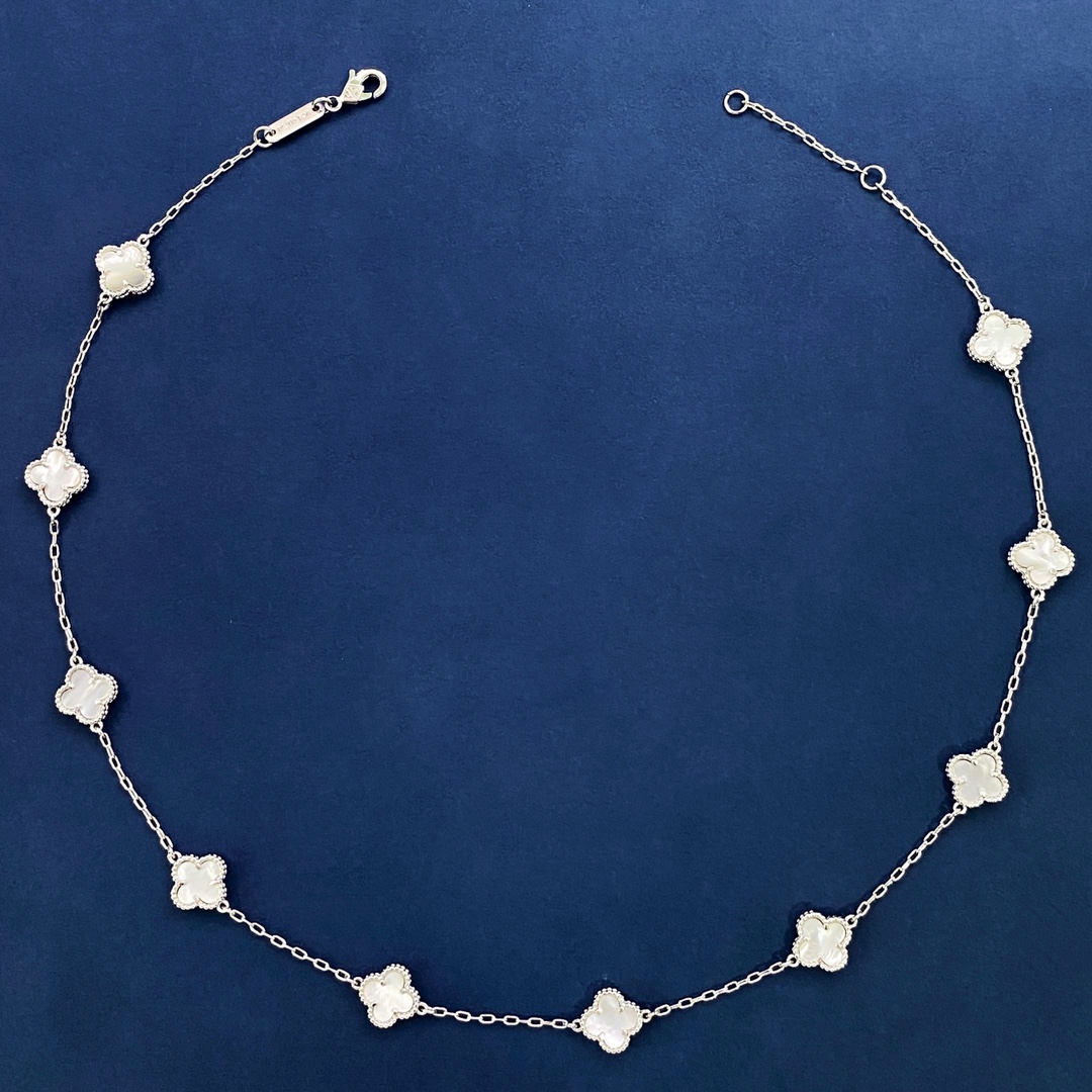 VCN060 Mini VCA Alhambra necklace 10 Motif - ccjewelryacc