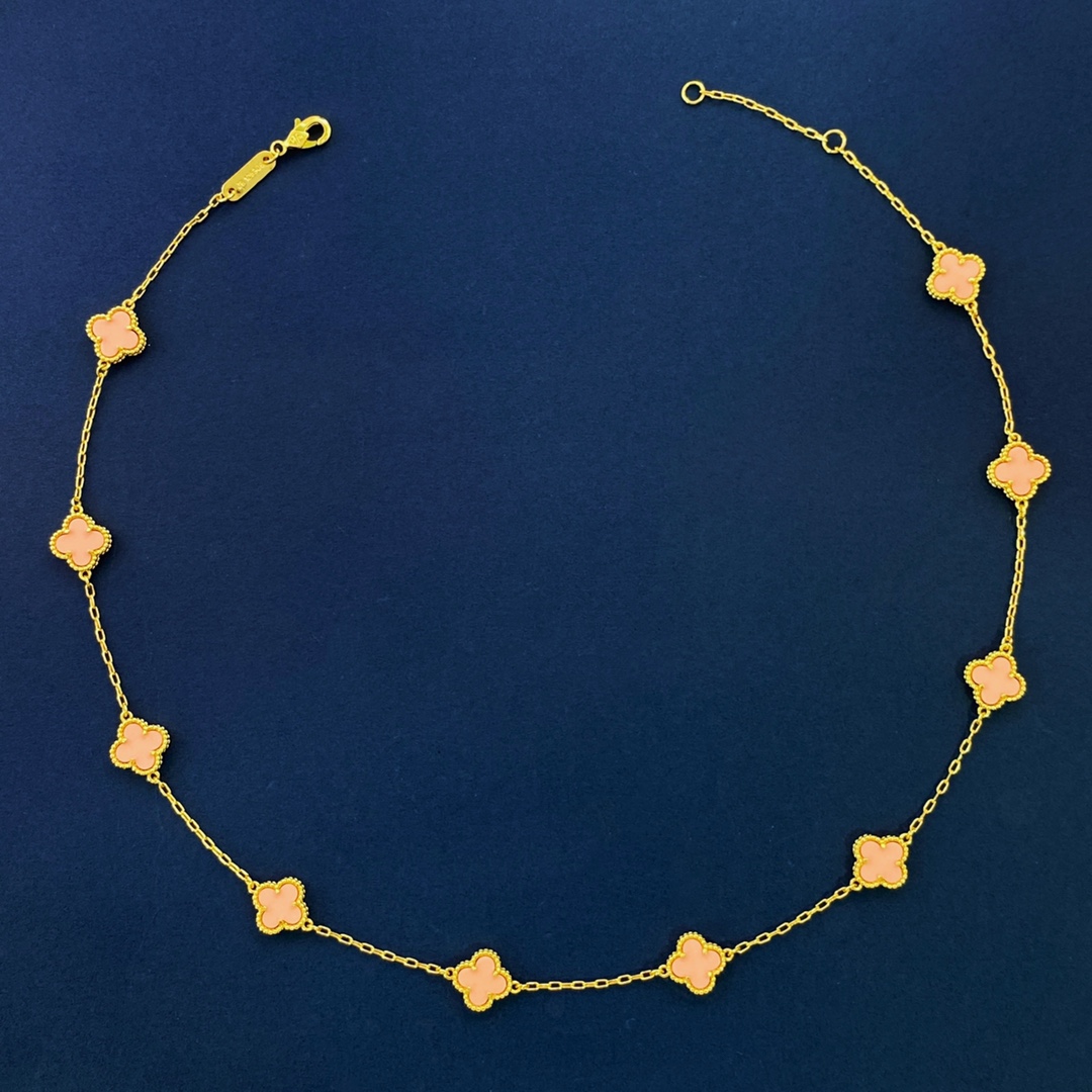 VCN060 Mini VCA Alhambra necklace 10 Motif - ccjewelryacc