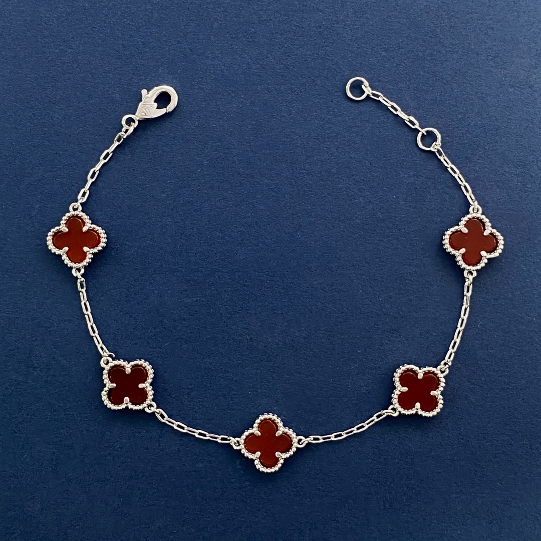 VCS036 Mini Van cleef sweet alhambra bracelet 5 motifs - ccfashionjewelry