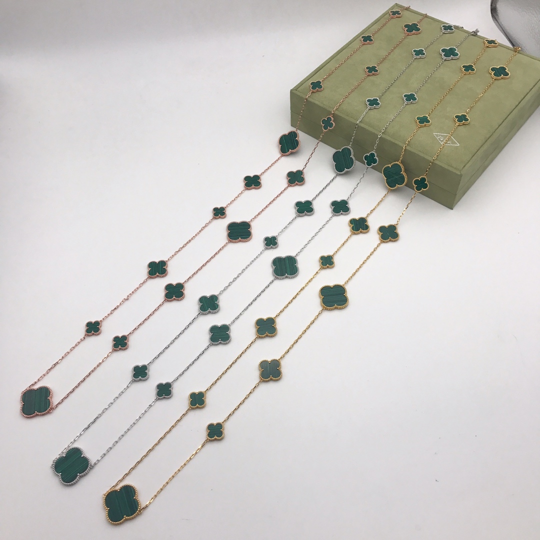 VCN041 VCA Magic Alhambra long necklace, 16 motifs - ccjewelryacc