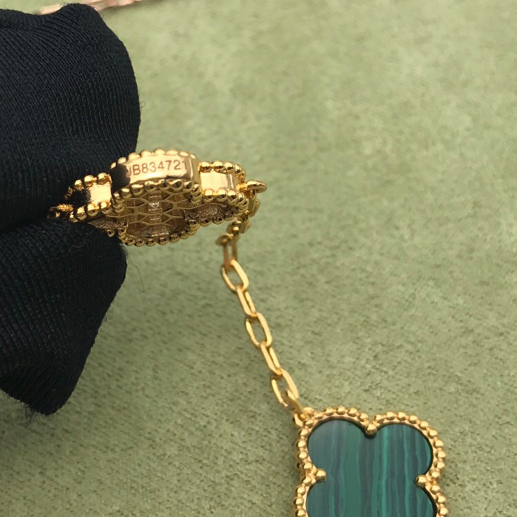 VCN004 Magic Alhambra long necklace with diamond, 16 motifs - ccjewelryacc