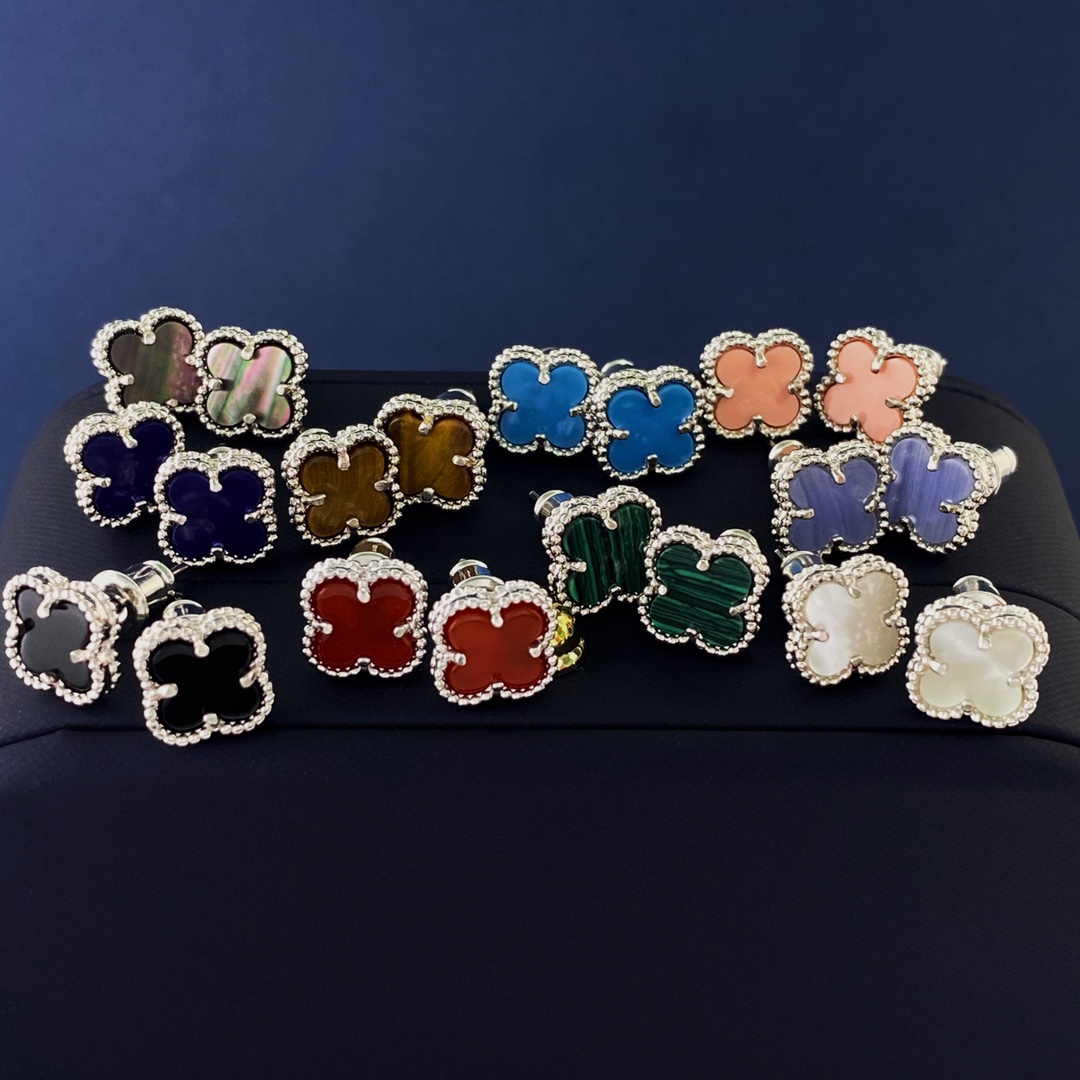 VCE028 Mini VCA sweet alhambra stud earring - ccjewelryacc